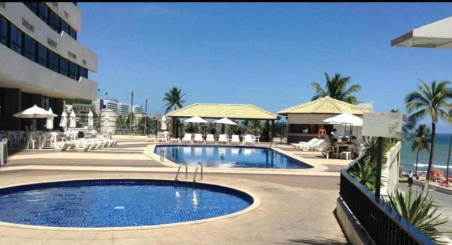 Apart Hotel 2 Quartos Frente Mar Salvador Bagian luar foto